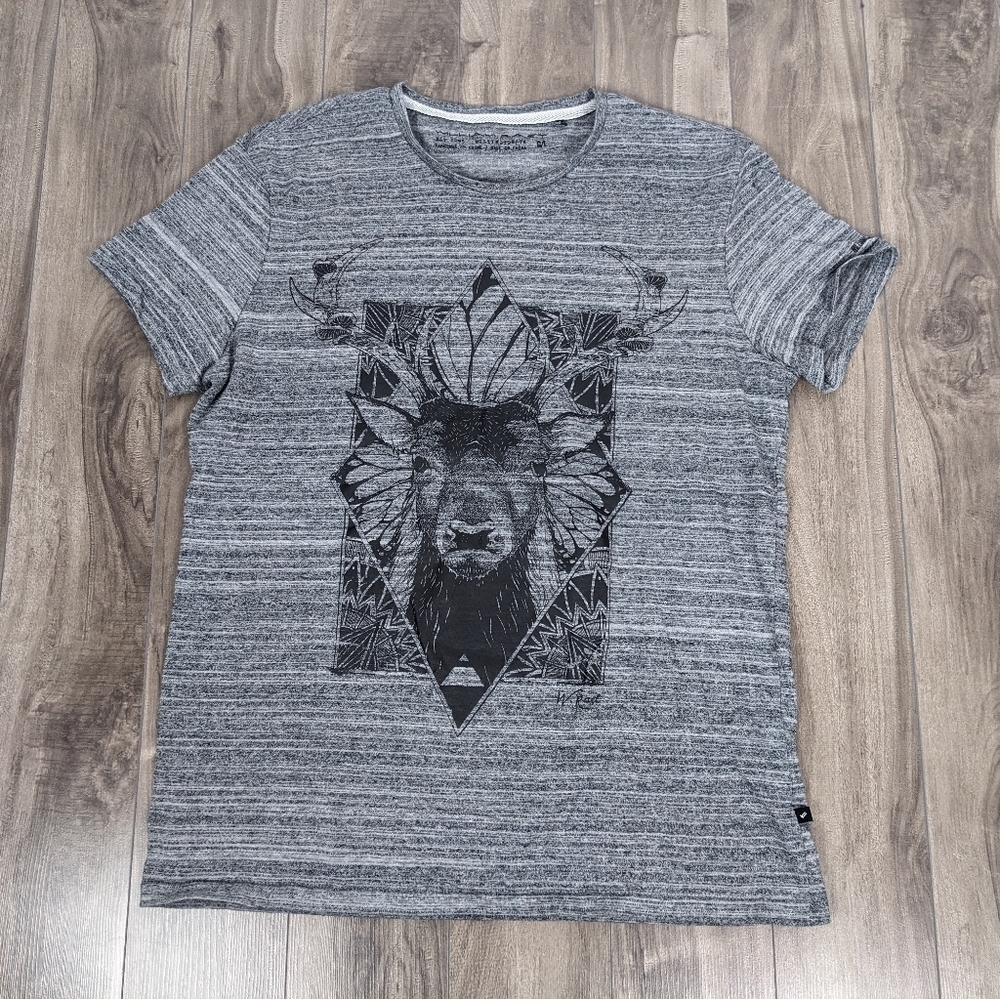 William Rast Tshirt Gray Size Large